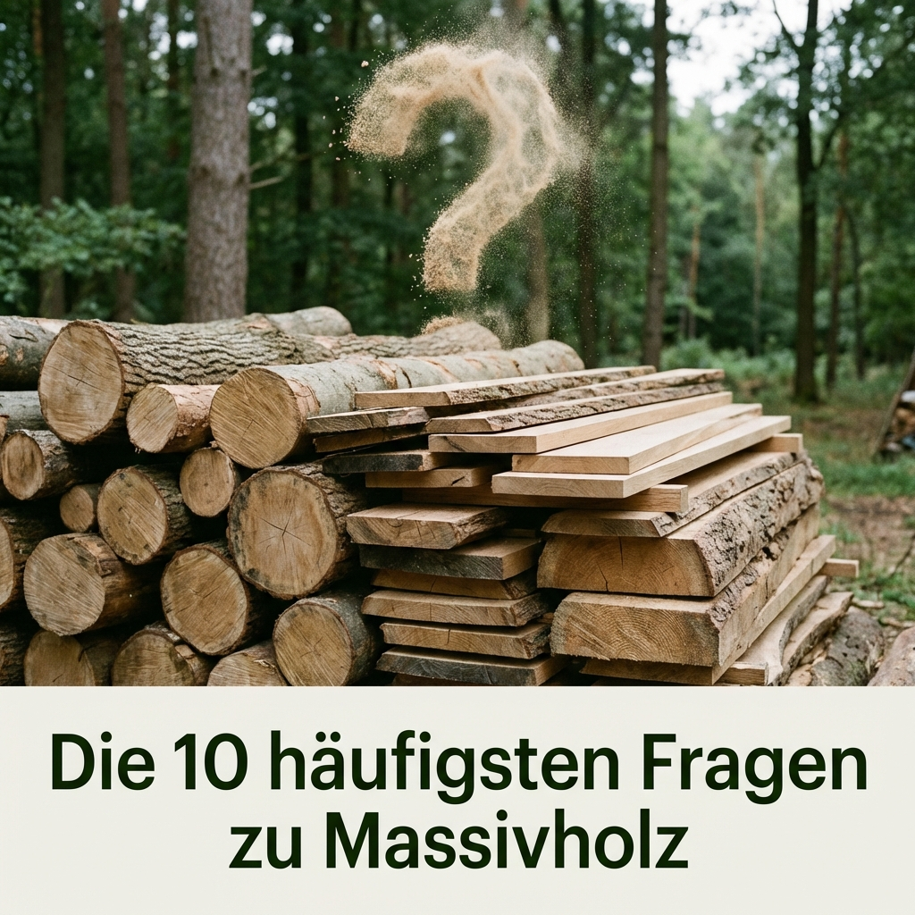 Die 10 häufigsten Fragen zu Massivholz