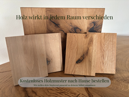 Massives Eiche Sideboard von Wildwuchs-Möbel, naturgeölt, 180cm breit, elegantes Möbelstück für stilvolle Räume