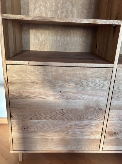 Highboard Eiche Rustikal – Natur geölt Ausstellungsstück