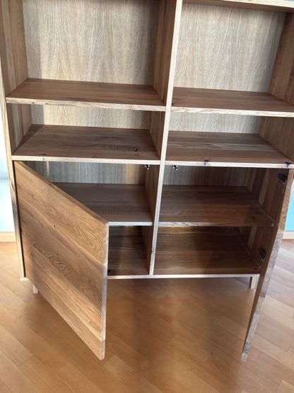 Highboard Eiche Rustikal – Natur geölt Ausstellungsstück