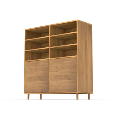 Highboard Eiche Premium - Natur gewachst 120cm