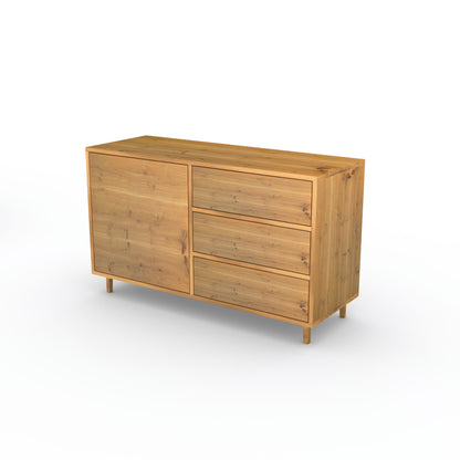 Sideboard Eiche Rustikal - Natur gewachst 120cm